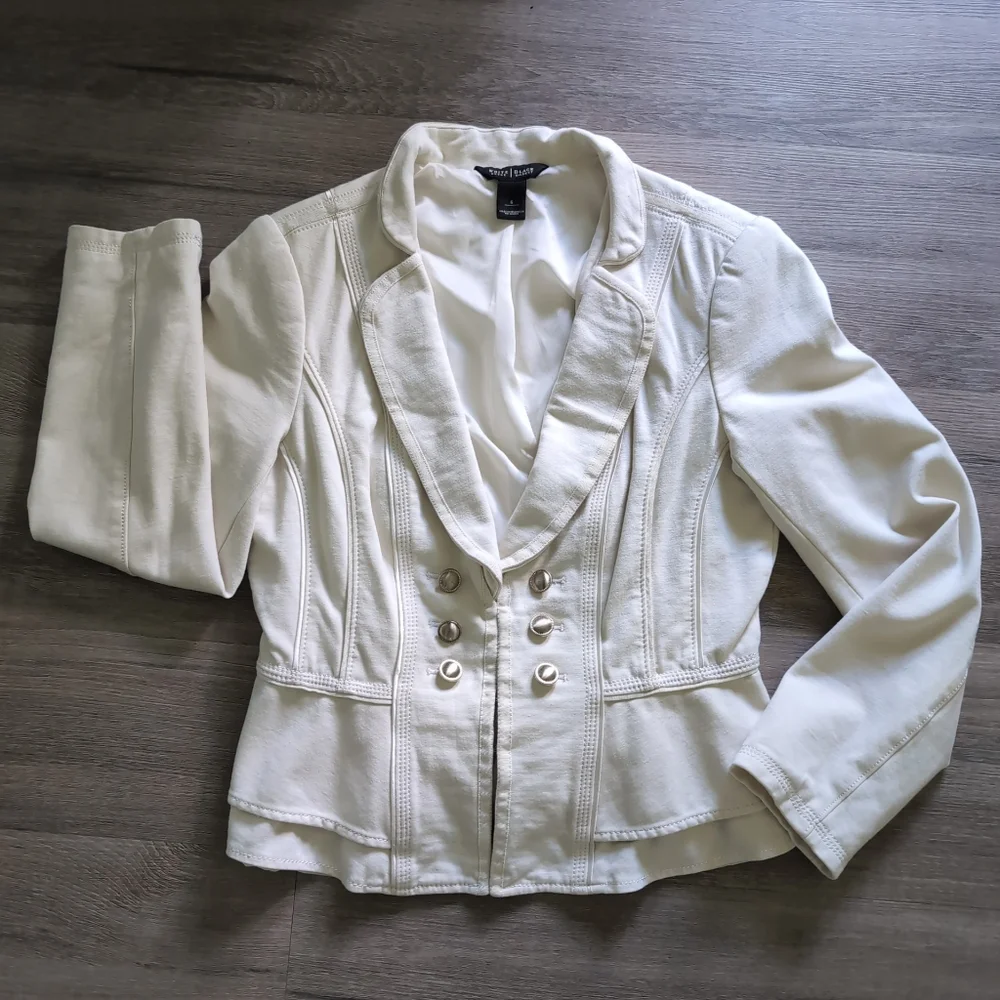 Ivory Steampunk Jacket - Picture 2 of 10